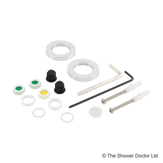 Bristan 1503 Exposed Thermostatic Mixer With Lever, Valve Only (Chrome/White) - SWTS1503ECP-L 2 Bristan 1503 Exposed Thermostatic Mixer With Lever, Valve Only (Chrome/White) - SWTS1503ECP-L - Image 2