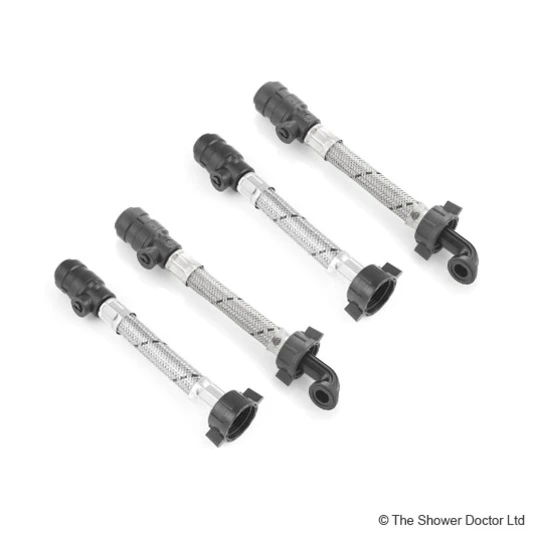 Salamander Shower Pump Hoses - 22mm Set Of 4 - AV4 1 Salamander Shower Pump Hoses - 22mm Set Of 4 - AV4