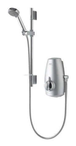 Aqualisa Aquastream Thermo Mixer Shower With Adjustable Head - Satin Chrome - 813.40.01
