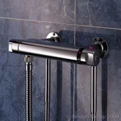 Bristan Surface Mounted Pipework Fittings Chrome Plated WMNT4 C