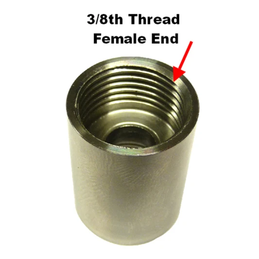 Byretech Steel Female-to-female Shower Hose Converter, 15mm To 3/8 Inch - BYSHC02 4 Byretech Steel Female-to-female Shower Hose Converter, 15mm To 3/8 Inch - BYSHC02 - Image 4