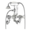 Crosswater Belgravia Crosshead Bath Shower Mixer Deck Mounted - Bl422dc