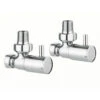 Bauhaus Crosswater Design Angle Wall Mounted Round Rad Valves - Radva1