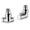 Bauhaus Crosswater Glide Corner Radiator Valves Chrome - Radvc1