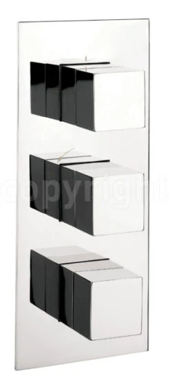 Crosswater Watersquare Thermostatic Shower Valve With 3 Way Diverter- Ws3000rc