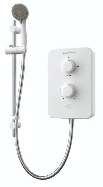 Gainsborough Slim Duo Electric Shower (White) 10.5kw - GSD105 1 Gainsborough Slim Duo Electric Shower (White) 10.5kw - GSD105