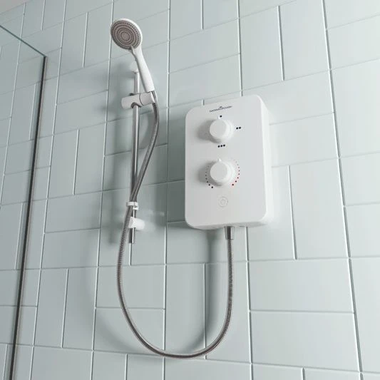 Gainsborough Slim Duo Electric Shower (White) 10.5kw - GSD105 6 Gainsborough Slim Duo Electric Shower (White) 10.5kw - GSD105 - Image 6