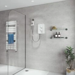 Gainsborough Slim Mono Electric Shower (White) 9.5kw - GSM95 12 Gainsborough Slim Mono Electric Shower (White) 9.5kw - GSM95 -Grundfos Sales Store gainsborough slim mono electric shower white 9 5kw gsm95 2