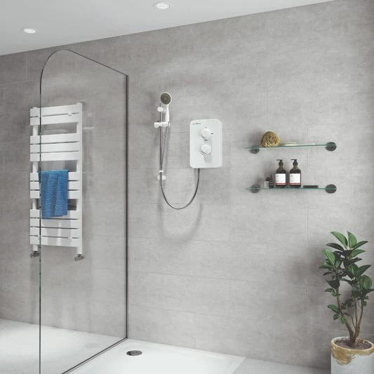 Gainsborough Slim Mono Electric Shower (White) 9.5kw - GSM95 5 Gainsborough Slim Mono Electric Shower (White) 9.5kw - GSM95 - Image 5