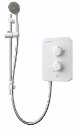 Gainsborough Slim Mono Electric Shower (White) 9.5kw - GSM95