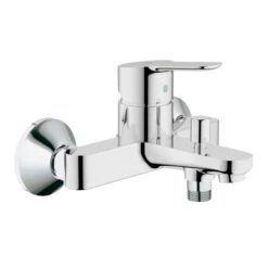 Best Seller 11 Grohe BauEdge Single Lever 1/2"" Bath Shower Mixer (Chrome) - 23334000