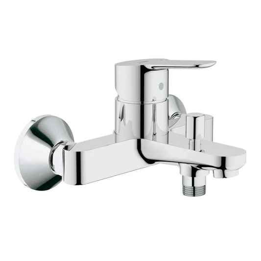 Grohe BauEdge Single Lever 1/2"" Bath Shower Mixer (Chrome) - 23334000 1 Grohe BauEdge Single Lever 1/2"" Bath Shower Mixer (Chrome) - 23334000