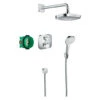 Hansgrohe Croma Select E With Ecostat 2 Way Thermostatic Mixer - 27294000
