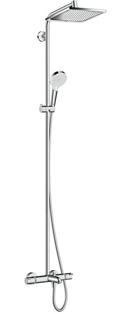 Hansgrohe Crometta E 240 Shewerpipe Bath Shower Mixer - 27298000 1 Hansgrohe Crometta E 240 Shewerpipe Bath Shower Mixer - 27298000
