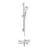 Hansgrohe Ecostat 1001 Cl Combi Set 0.65m With Crometta Vario 100 Hand Shower And Bath Filler - 88100984