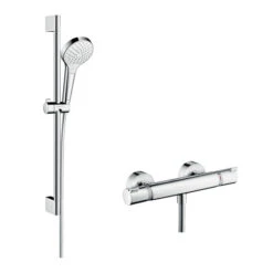 Hansgrohe Ecostat Comfort Combi Set 0.65M With Croma Select S Vario Hand Shower - 27013400