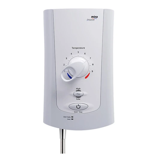 Mira Advance Low Pressure 9.0Kw Electric Shower (White/Chrome) - 1.1759.001 2 Mira Advance Low Pressure 9.0Kw Electric Shower (White/Chrome) - 1.1759.001 - Image 2