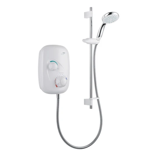 Mira Eventxs Manual Power Shower White/Chrome - 1.1532.401 1 Mira Eventxs Manual Power Shower White/Chrome - 1.1532.401