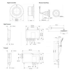 Mira Mode Dual Digital Mixer Shower Hp/Combi Rear Fed - 1.1874.005 -Grundfos Sales Store mira mode dual digital mixer shower hp combi rear fed 1 1874 005 2
