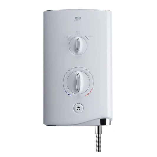 Mira Sport 7.5Kw Electric Shower White/Chrome - 1.1746.001 2 Mira Sport 7.5Kw Electric Shower White/Chrome - 1.1746.001 - Image 2