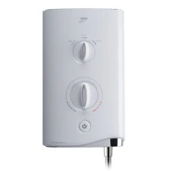 Mira Sport Thermostatic 9.0kW Electric Shower (White/Chrome) - 1.1746.005 -Grundfos Sales Store mira sport thermostatic 9 0kw electric shower white chrome 1 1746 005 1