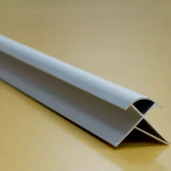 Rearo Selkie 2.4M External Corner Profile Finishing Trim (Satin Silver)