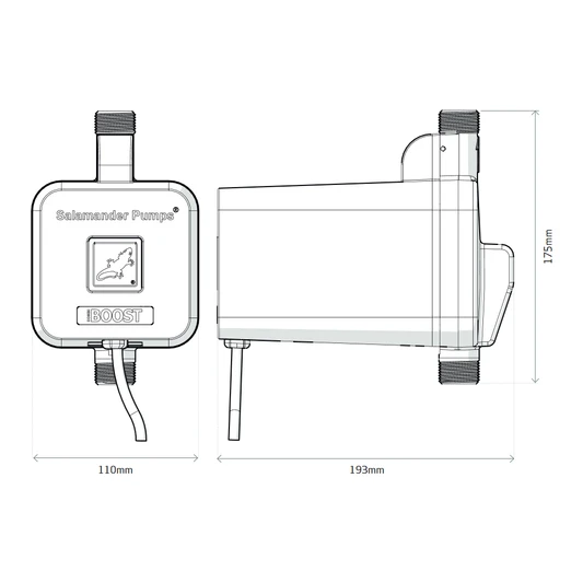 Salamander 1.0 Bar Mains Water Booster Pump - CombiBoost 3 Salamander 1.0 Bar Mains Water Booster Pump - CombiBoost - Image 3