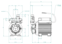 Stuart Turner Monsoon Standard 3.0 Bar Single - Shower Pump -Grundfos Sales Store stuart turner monsoon standard 3 0 bar single shower pump 1