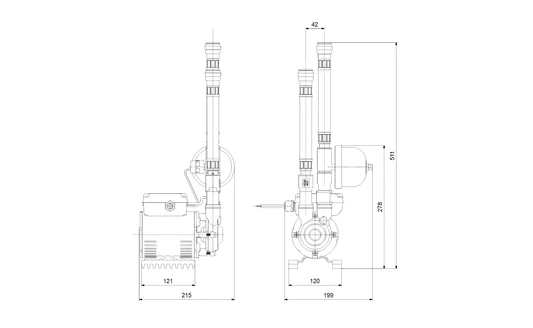 Grundfos Amazon 3.0 Bar Universal Single Impeller Brass Heavy Duty Regenerative Shower Pump - 96787512 2 Grundfos Amazon 3.0 Bar Universal Single Impeller Brass Heavy Duty Regenerative Shower Pump - 96787512 - Image 2