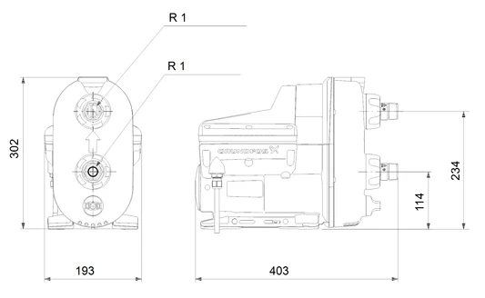 Grundfos Scala2 3-45 Booster Pump - 98562865 2 Grundfos Scala2 3-45 Booster Pump - 98562865 - Image 2