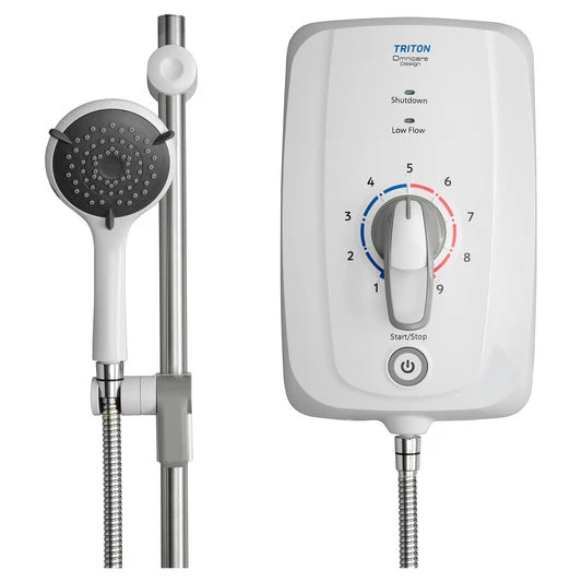 Triton Omnicare Design Thermostatic Shower With Extended Kit 9.5kW - TEOMND91 2 Triton Omnicare Design Thermostatic Shower With Extended Kit 9.5kW - TEOMND91 - Image 2
