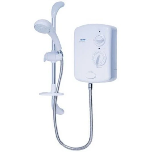 Triton Alicante 9.5kW Electric Shower (White/Chrome) - AGD 1 Triton Alicante 9.5kW Electric Shower (White/Chrome) - AGD