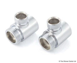 Triton Bar Mixer Fixings Exposed Pipework Chrome - Unbmxfixex