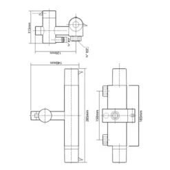 Triton Dene Thermo Bar Mixer Diverter With Fast-Fit Brackets - Undethbmdiv -Grundfos Sales Store triton dene thermo bar mixer diverter with fast fit brackets undethbmdiv