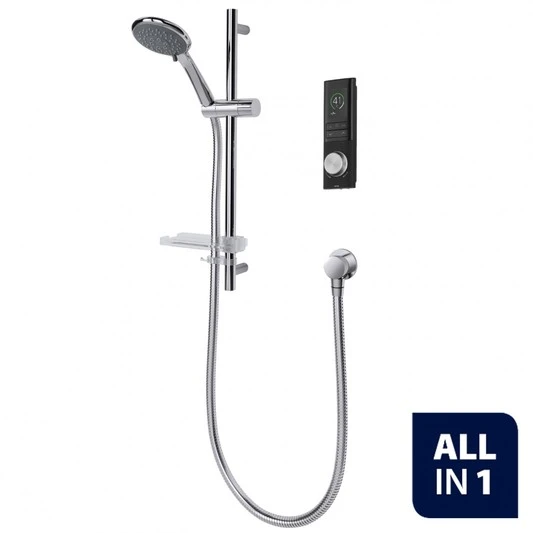 Triton Host Digital Mixer Shower All-In-One Wall Pack With Riser Rail - Circular - Hosdmwrrcirs 1 Triton Host Digital Mixer Shower All-In-One Wall Pack With Riser Rail - Circular - Hosdmwrrcirs