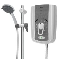 Triton Omnicare Style 9.5Kw Electric Shower With Extended Kit - Cincsty09w -Grundfos Sales Store triton omnicare style 9 5kw electric shower with extended kit cincsty09w