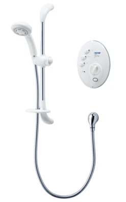 Triton T300si Remote Electric Shower 9.5Kw White/Chrome - Sp3009si