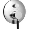 Vado Concealed Thermostatic Shower Valve With Diverter (White Handle)
