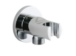 Vado Elements Integrated Outlet And Shower Bracket Wall Outlet (Chrome) - Ele-Outletbrack2-C/P