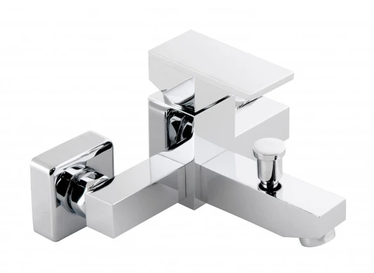 Vado Exposed Bath Shower Mixer Single Lever Wall Mounted Without Shower Kit - NOT-123-C/P 1 Vado Exposed Bath Shower Mixer Single Lever Wall Mounted Without Shower Kit - NOT-123-C/P
