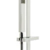 Vado Instinct Slide Rail Shower Kit With Single-Function Rub-Clean Shower Handset, 600Mm Slide Rail And 150Cm Shower Hose (Chrome) - Ins-Sfsrk-C/P