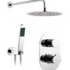 Vado Life Oval Concealed 2 Outlet Thermostatic Shower Valve - Wg-Lifbox/4-C/P