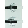 Vado Notion 3 Outlet 2 Handle Thermostatic Shower Valve Wall Mounted: Chrome - Not-148C/3-C/P