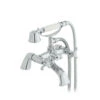 Vado Victoriana Deck Mounted Bath Shower Mixer - Chrome - Ax-Vic-131/S/Cd-Cp